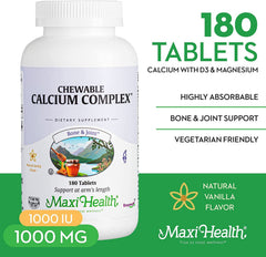 Maxi Health bottle with kosher certification seal