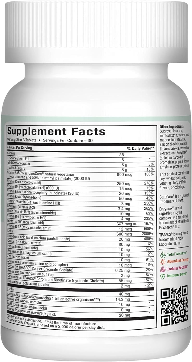 Maxi Health product labeling showing allergen-free formulation