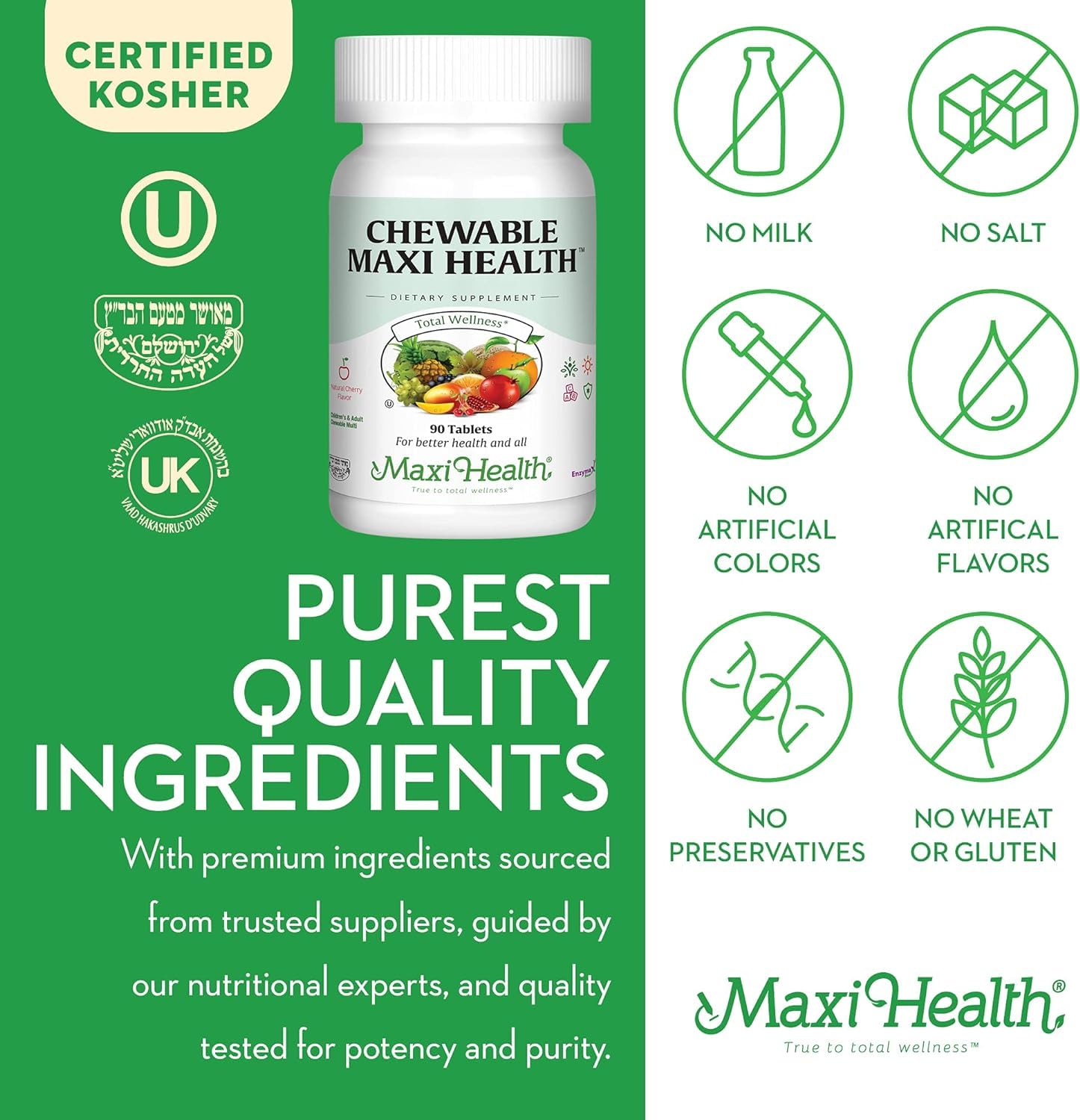 Maxi Health papaya powder ingredient visual emphasizing natural fruit powder