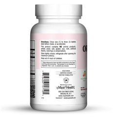 Maxi Health Oraldophilus non-dairy label highlights a dairy-free probiotic option