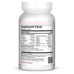 Maxi Health Enzymax capsules close-up highlighting digestive enzymes