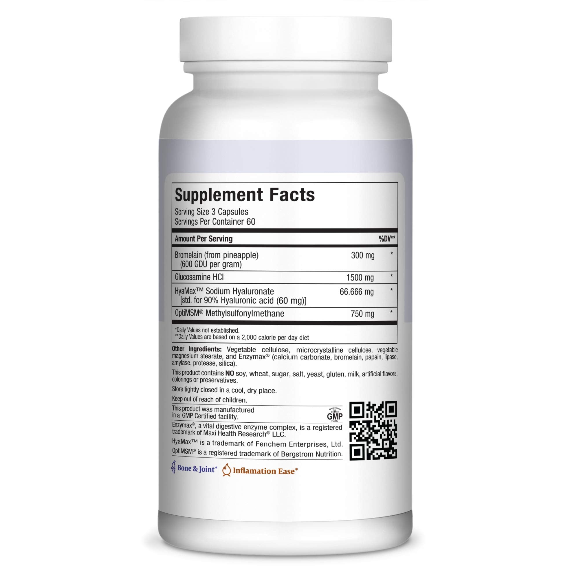 Maxi Health Glucosamine MSM capsules aiding flexible movement and comfort.
