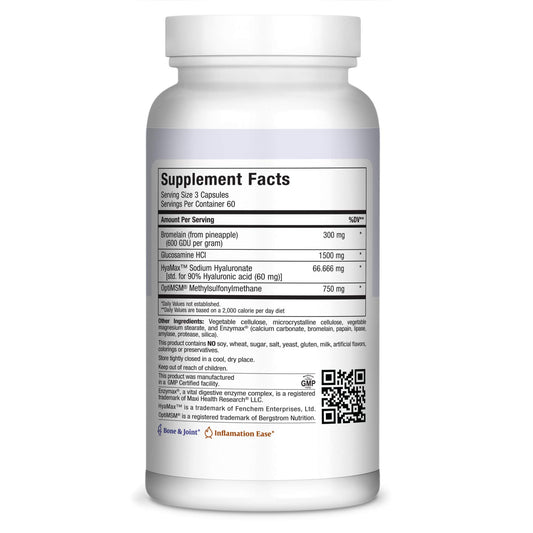 Maxi Health Glucosamine MSM capsules aiding flexible movement and comfort.