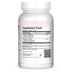 Maxi Health Hi-Po Dophilus capsules closeup highlights potent probiotic blend for gut balance.