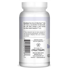 Maxi Health Hyaluronic Acid Bromelain ingredients promoting cartilage lubrication.