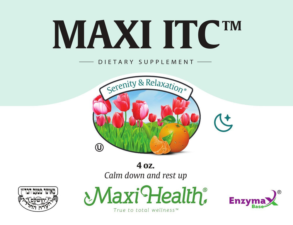 Vitamin C and Taurine blend detail on Maxi Health label.