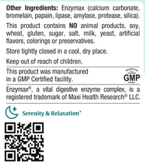Front packaging of Maxi Health Inositol calming formula.