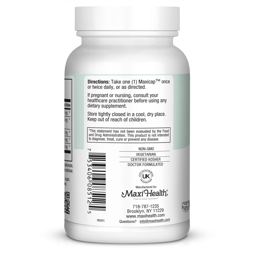 Maxi Health Livamax with milk thistle and dandelion roots for liver health support.