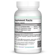 Maxi Health MAG 6 capsules poured to illustrate daily supplement routine