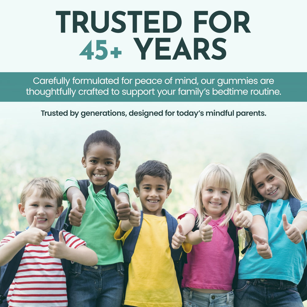 Maxi Health melatonin gummies kid-friendly packaging suitable for families
