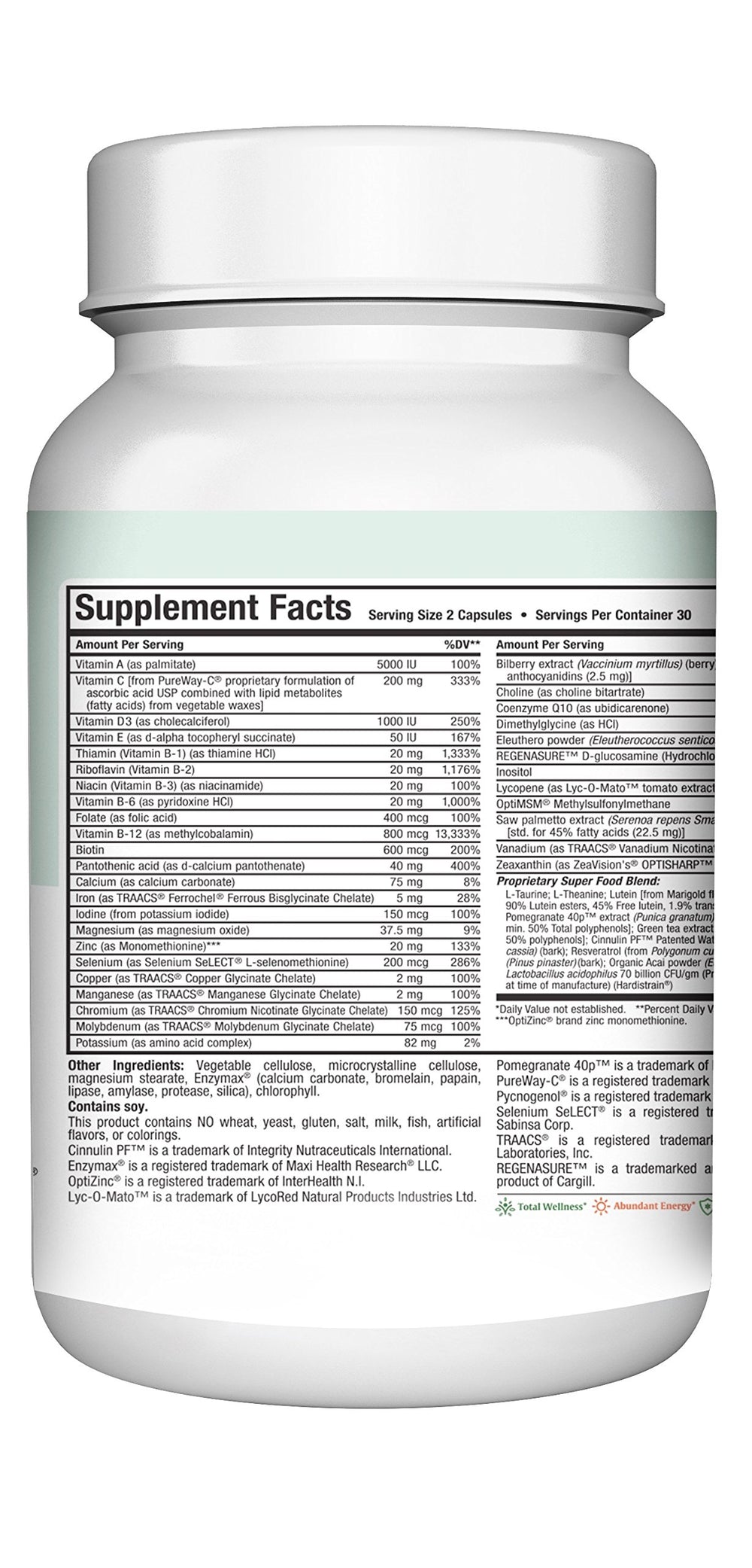 Capsules close-up of Maxi Health 50 Plus multivitamin for daily vitality.