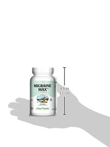Maxi Health Migraine Max packaging on shelf; convenient daily option.