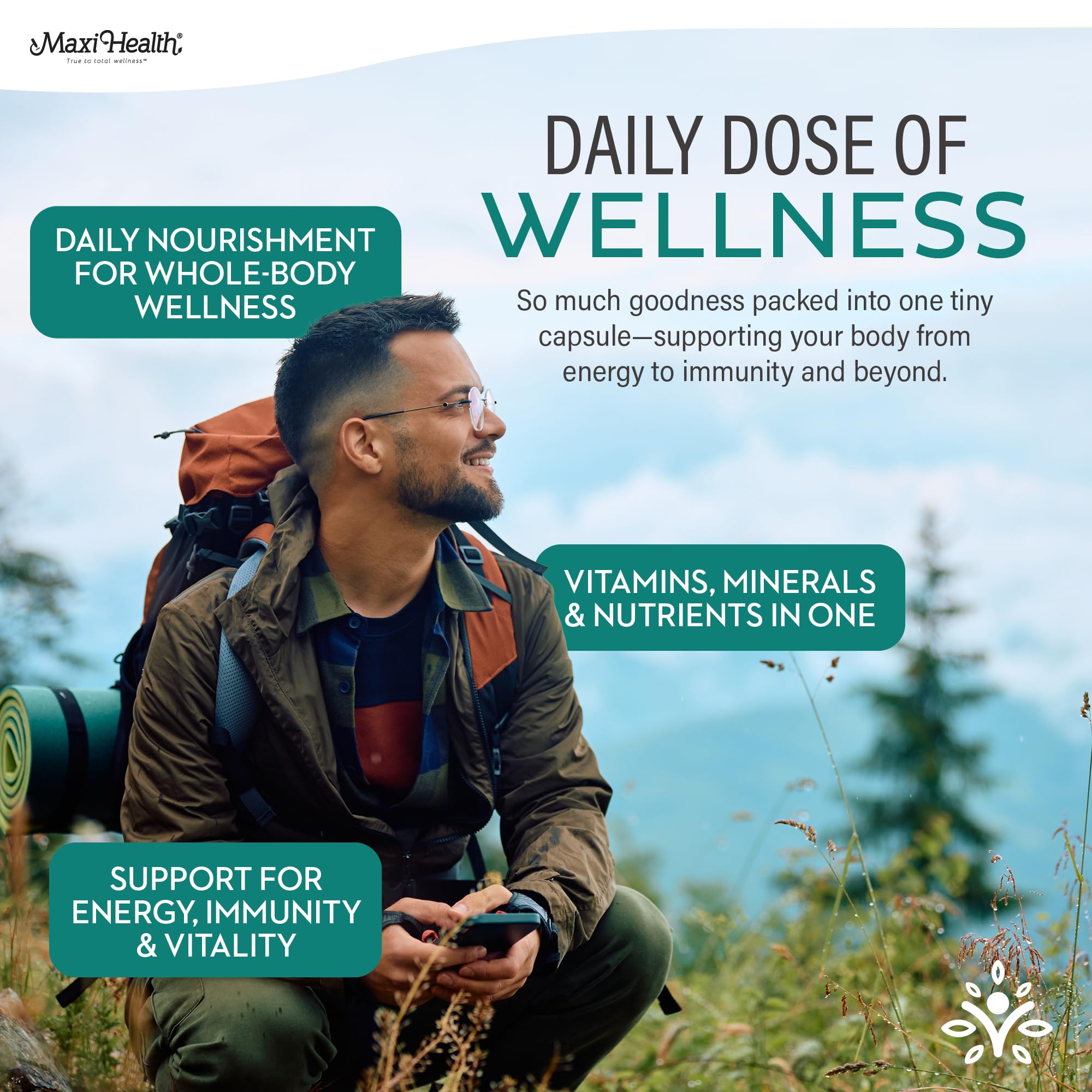 Plant-based, clean-label vitamins from Maxi Health without milk, gluten, or soy