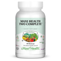 Maxi Health multivitamins bottle front, highlighting daily energy support