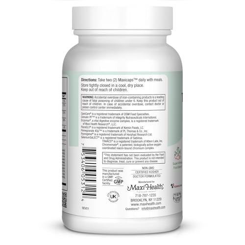 Green tea extract in Maxi Health multivitamins supports vitality and defenses.
