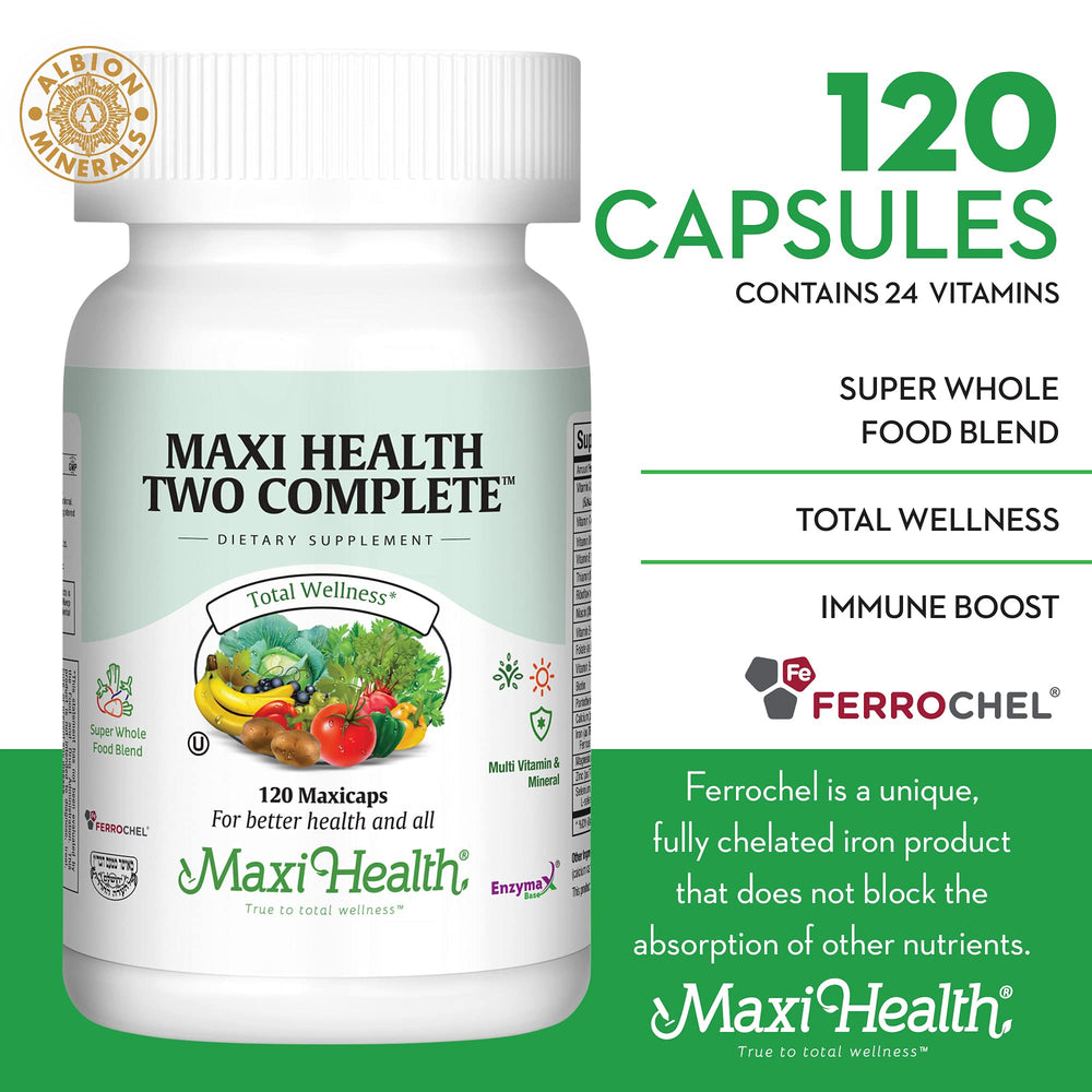 L-taurine in Maxi Health multivitamins helps support energy and focus.