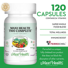 L-taurine in Maxi Health multivitamins helps support energy and focus.