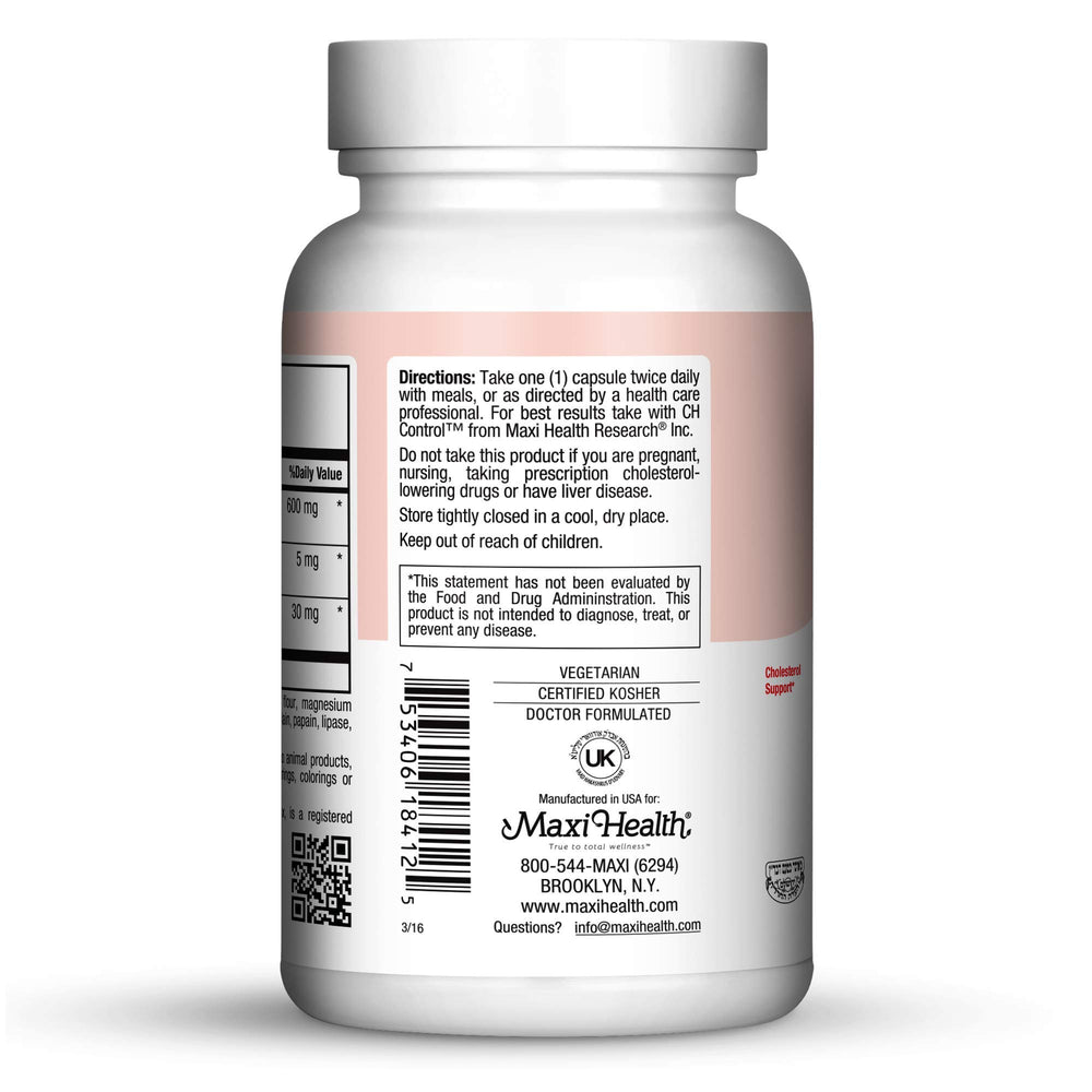Maxi Health Red Yeast Rice capsules are easy to integrate into meals for daily use.