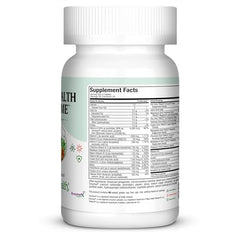 Maxi Health Supreme bottle label close-up highlighting vitamins and minerals