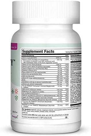 Maxi Health Women's Multivitamin 50+ label highlights non-GMO ingredients.
