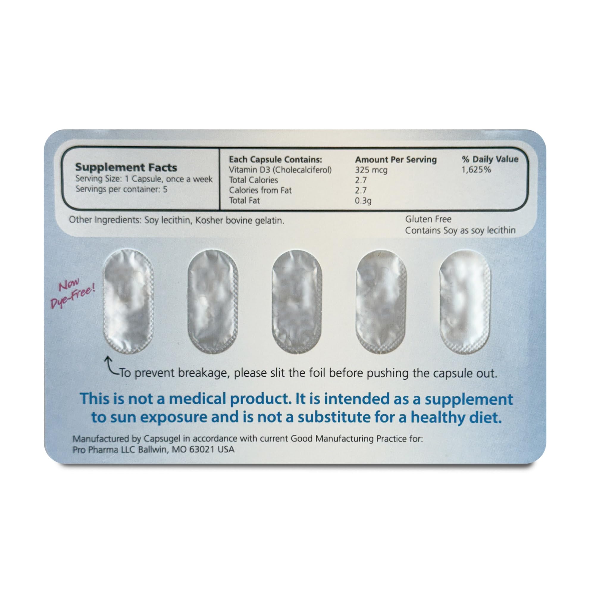 Maximum D3 bottle pictured on shelf provides easy access.