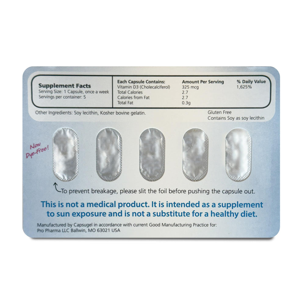 Maximum D3 bottle pictured on shelf provides easy access.