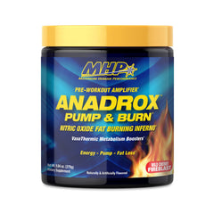 Maximum Human Performance Anadrox pre-workout bottle ready for intense training sessions
