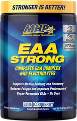 Maximum Human Performance MHP EAA Strong bottle pour supports hydration and recovery
