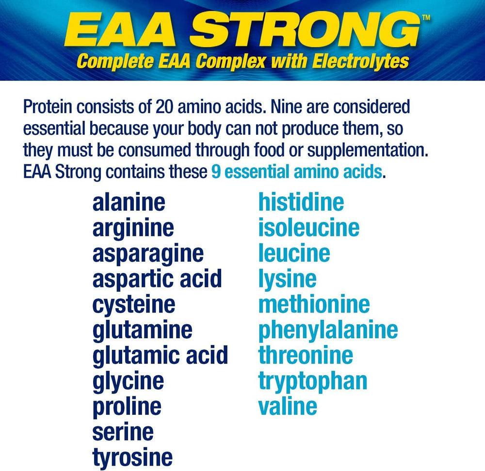 Maximum Human Performance MHP EAA Strong vegan fermented EAAs and electrolytes