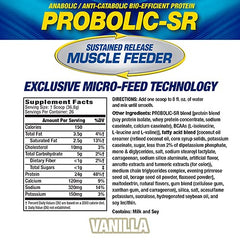 Maximum Human Performance Probolic-SR label close-up highlighting multi-phase release.