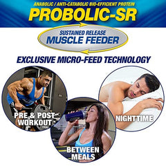 Maximum Human Performance Probolic-SR vanilla powder ready for a quick recovery.