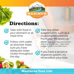 Maximum Living MineralRich bottle on kitchen counter for everyday health routine