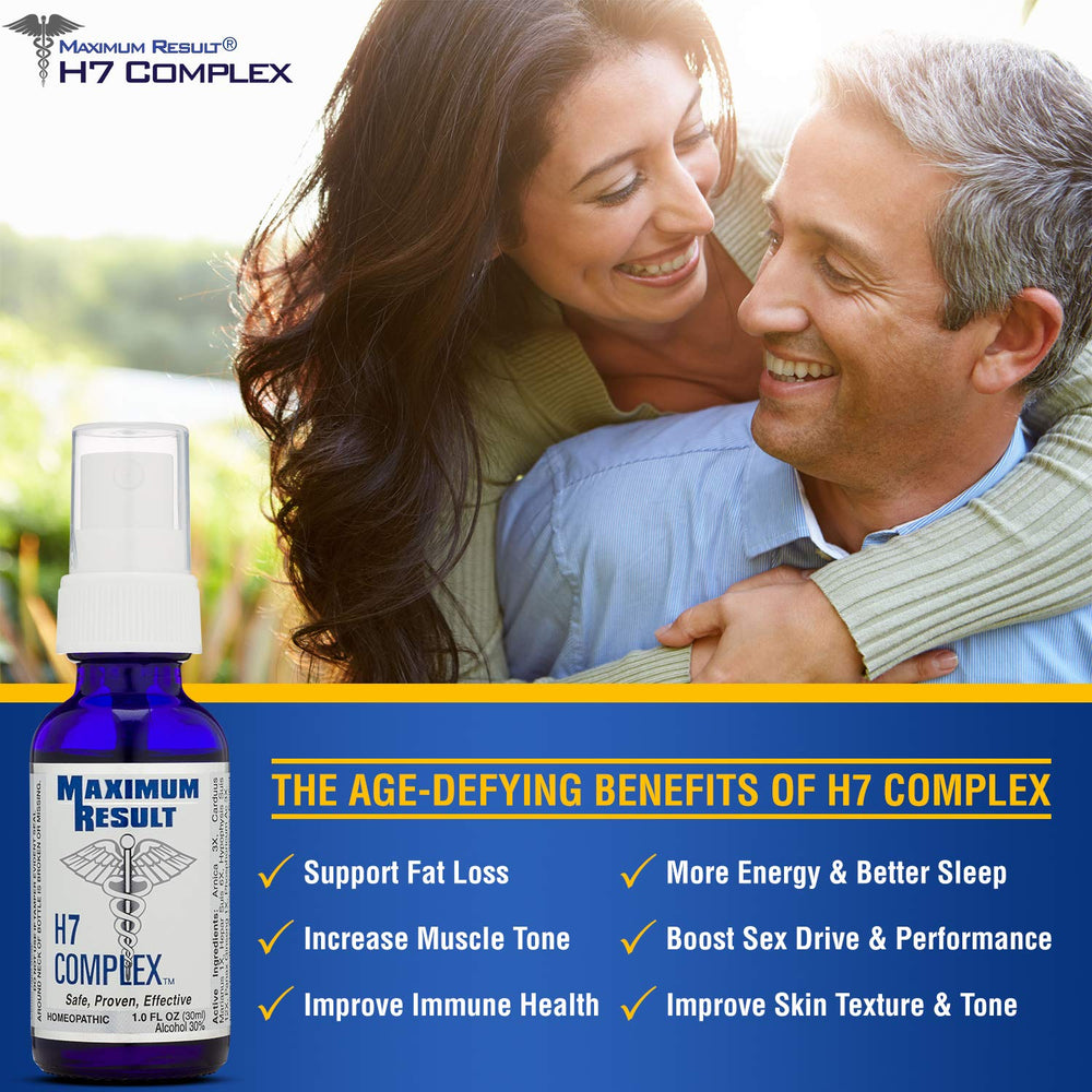 Maximum Result H7 Complex sublingual spray under tongue for easy absorption.
