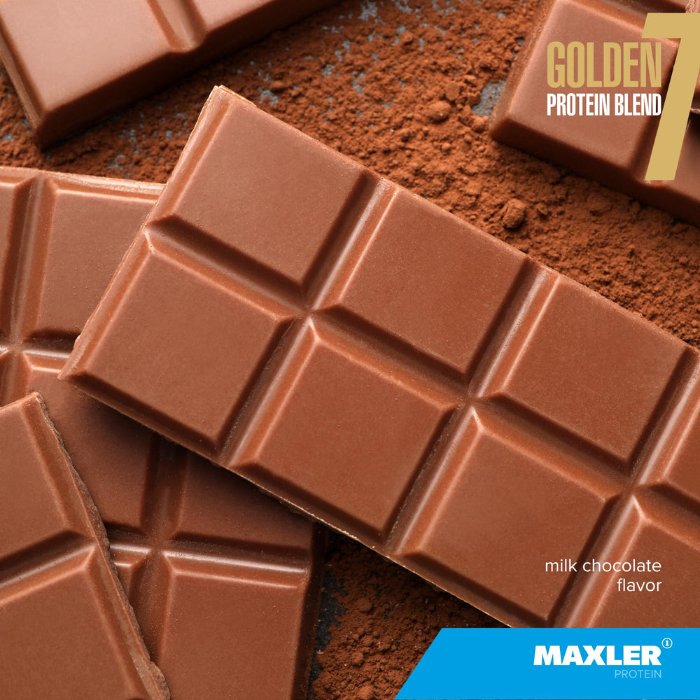 Maxler Golden 7 46 g scoop for precise, convenient servings.