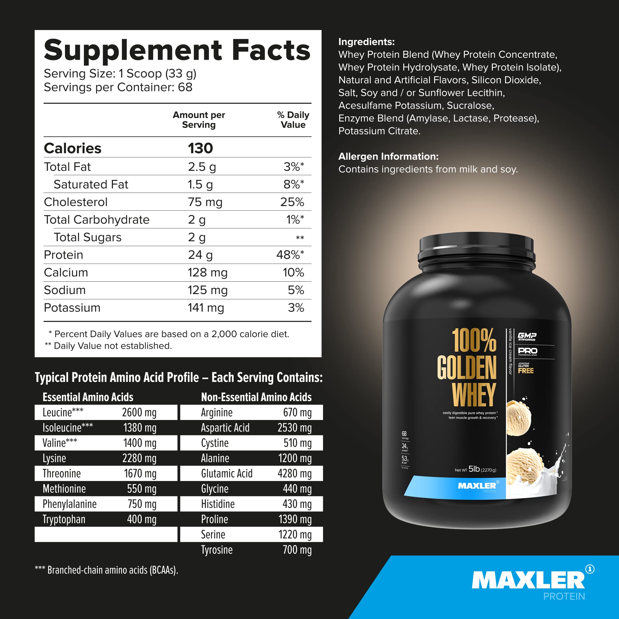 Powder used in baking for protein-enriched treats
