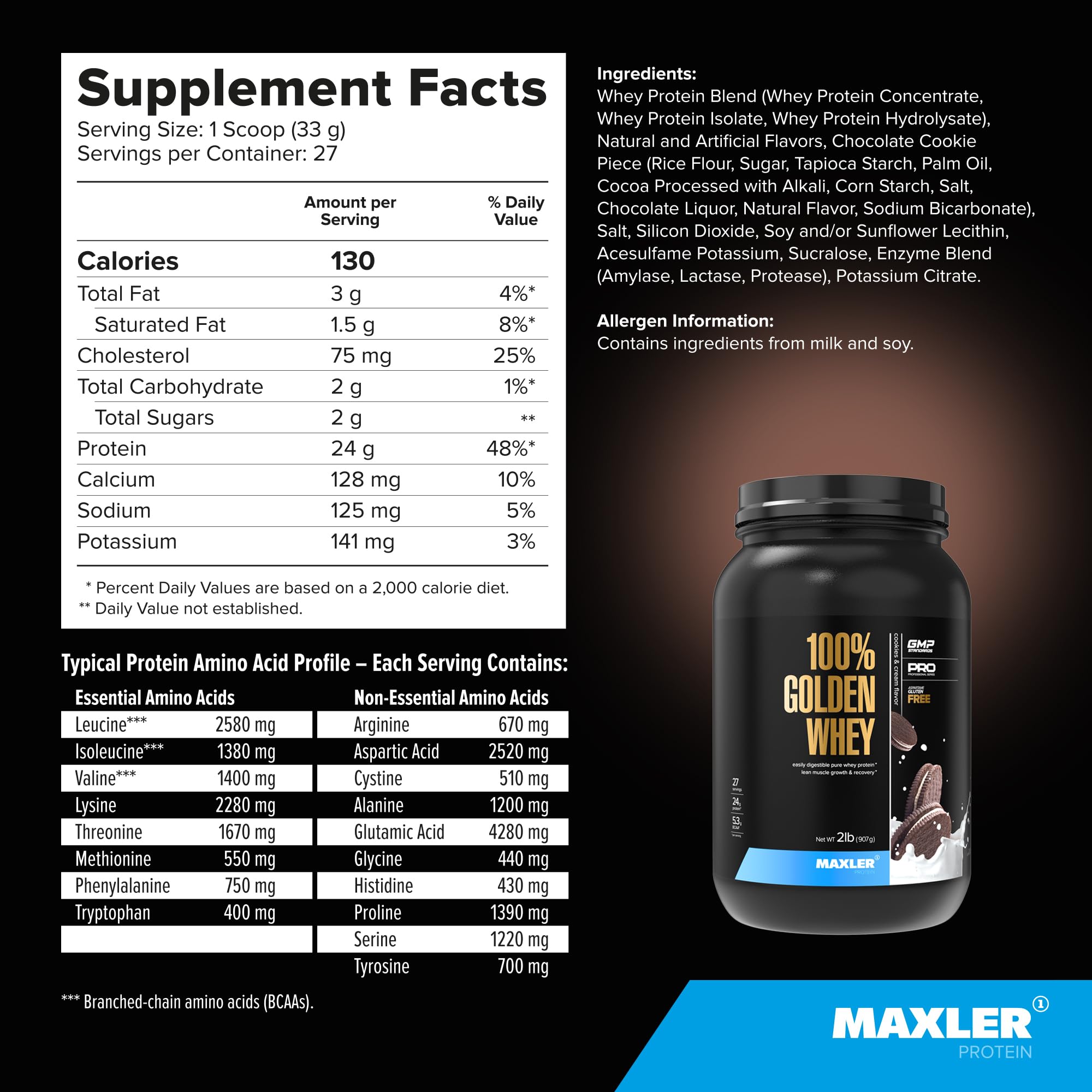 Maxler Golden Whey enzyme blend scene emphasizes digestion-friendly formula