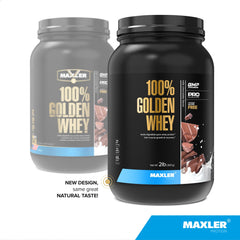 Maxler Golden Whey shaker mix for quick post-workout shakes.