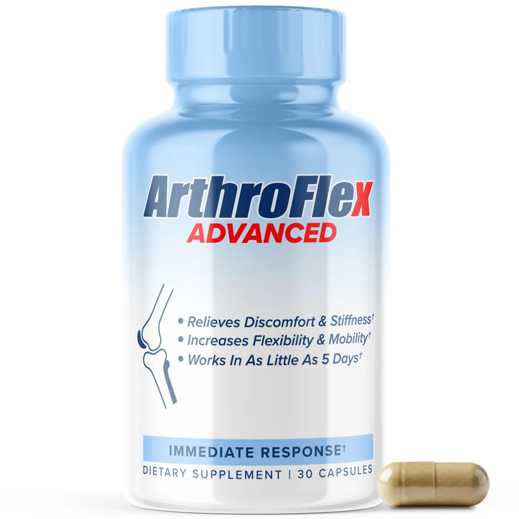 MAXLIFE NATURALS ArthroFlex Advanced bottle supports daily joint care for mobility.