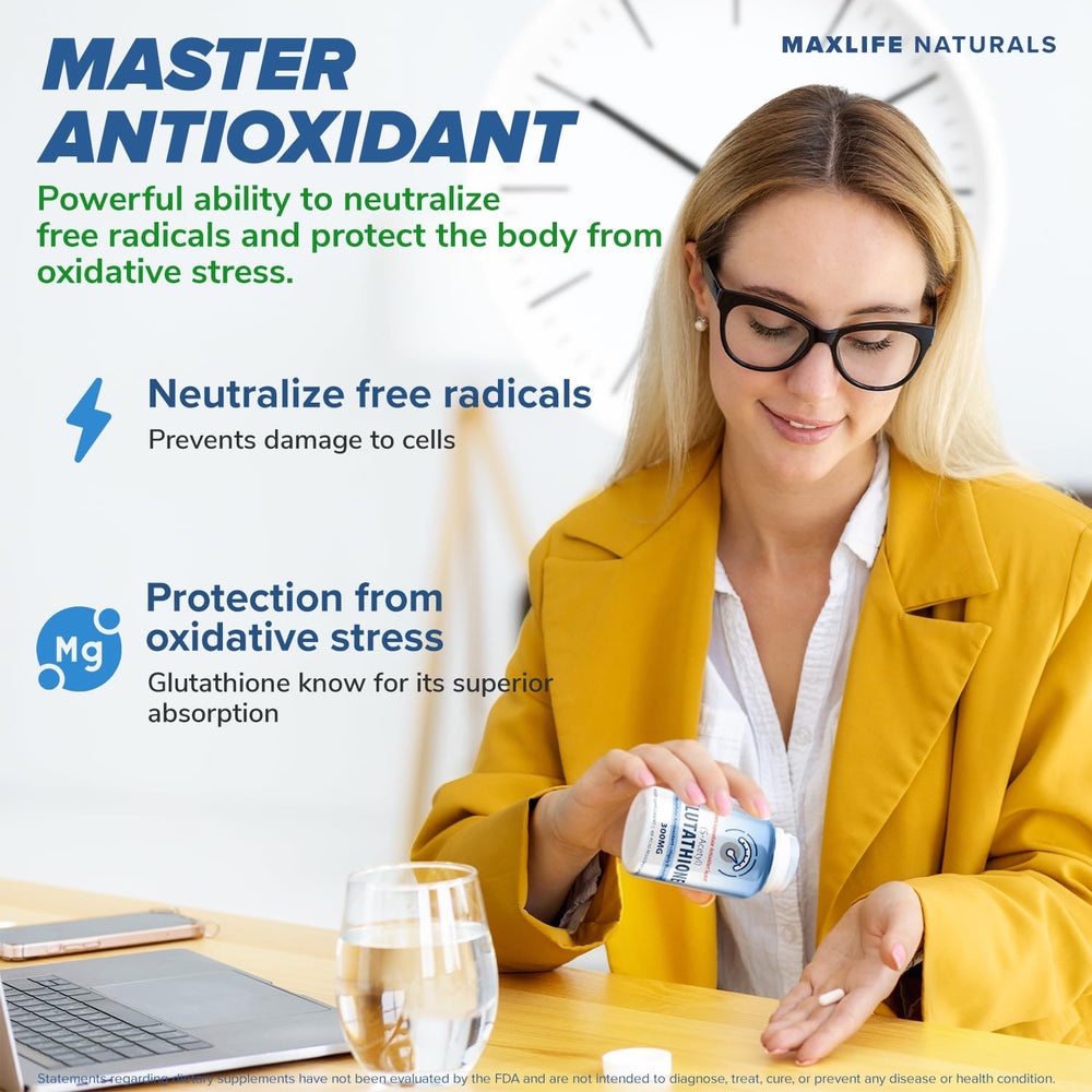 MAXLIFE NATURALS front packaging on a clean surface for daily use.