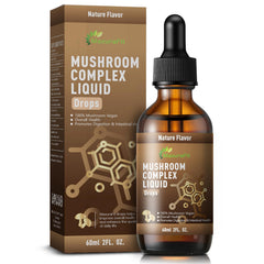MaxuraFit 2 Pack Immunity Mushroom Tincture bottle front view supports vegan wellness.