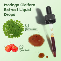 Moringa leaf and Vitamin C blend in MaxuraFit Drops