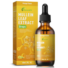 MaxuraFit Mullein Drops bottle 4oz for daily respiratory support