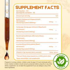 MaxuraFit Mullein Drops pour demonstrates simple direct intake
