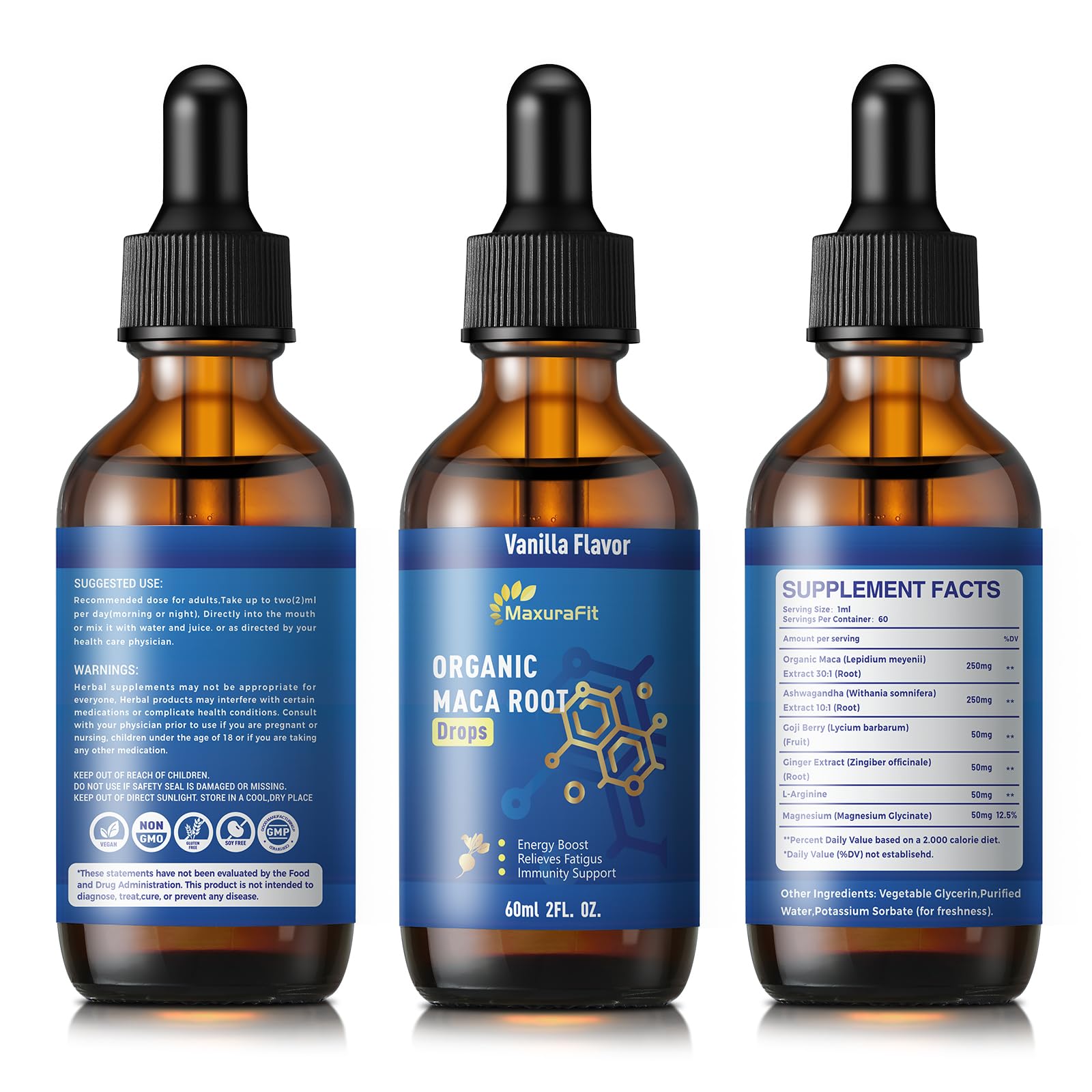 MaxuraFit two pack packaging offers convenient daily use and value