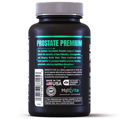 MaxVita Prostate Premium packaging with ingredients list for informed daily use.