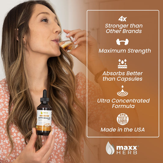 Closeup of Maxx Herb tincture drops showing precise droppers for fast absorption.