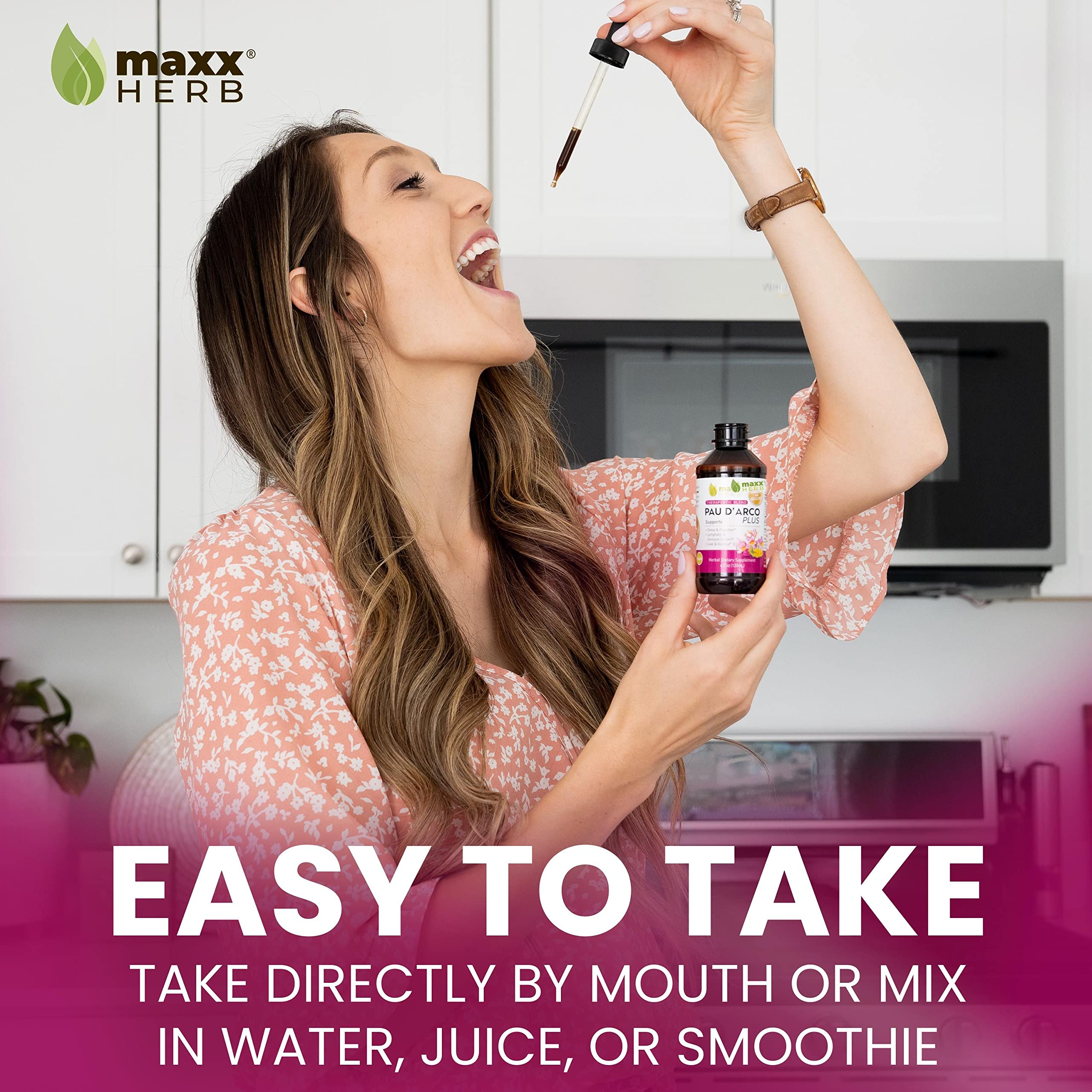 Maxx Herb bottle label showcasing California-made production.