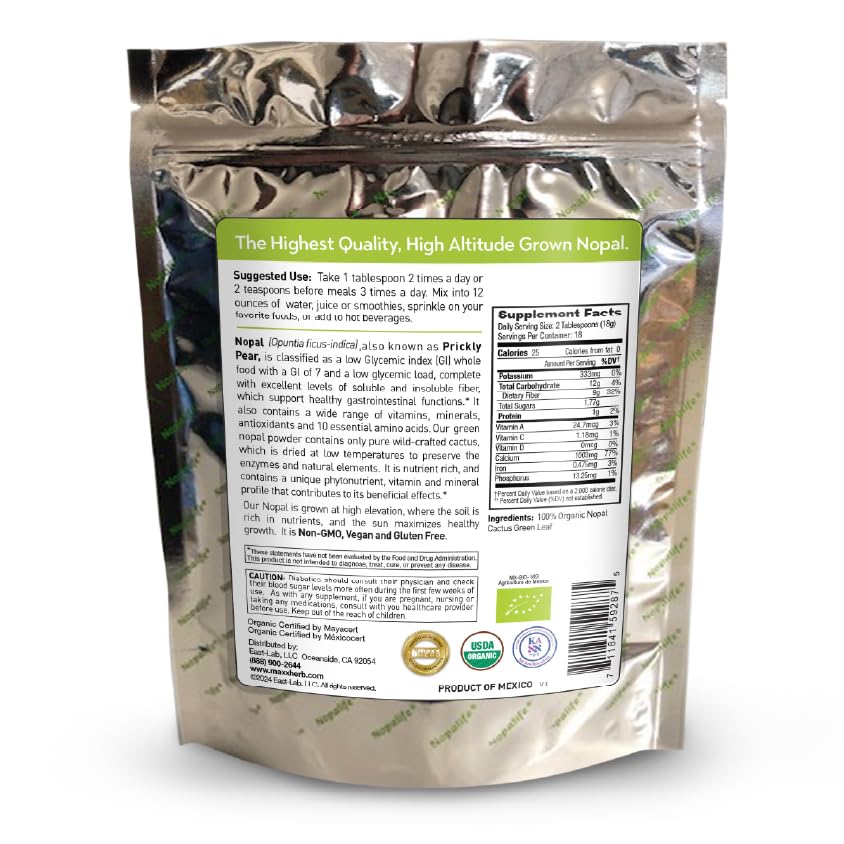 Maxx Herb Nopal Powder fiber boost for gut health.