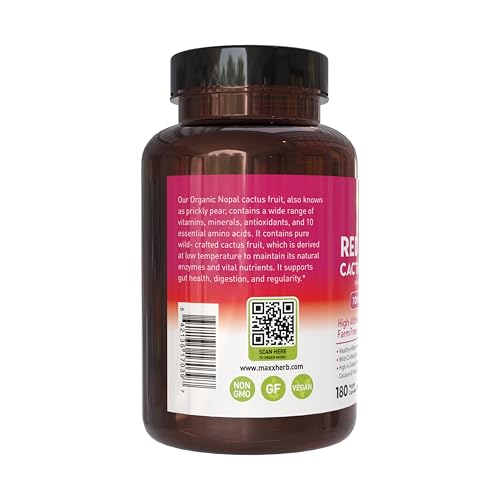 Maxx Herb Red Nopal farm harvest in nutrient-rich soils for high-quality powder