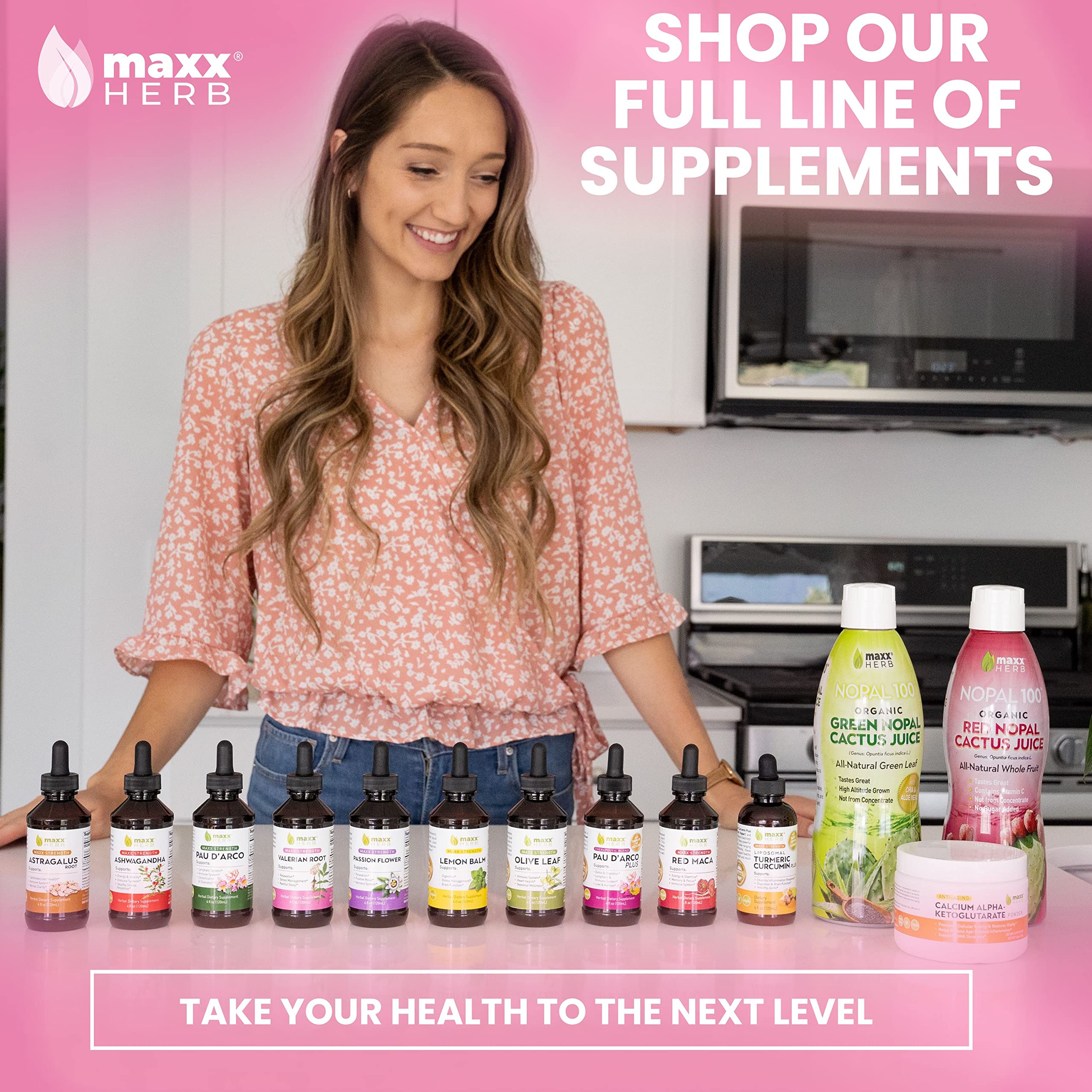 Four-bottles pack of Maxx Herb Valerian displayed for long-term use.